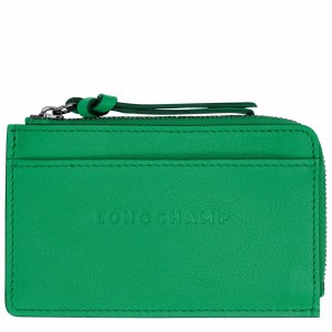 Longchamp 3D Card holder - Leather Green | UXFA15378