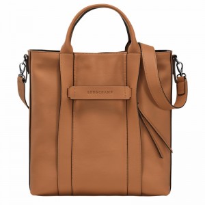 Longchamp 3D L Tote bag - Leather Beige | HOMF15324