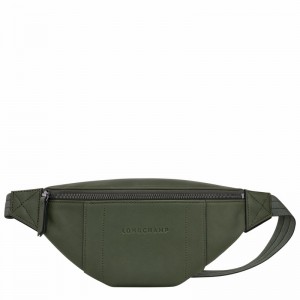 Longchamp 3D S Belt bag - Leather Khaki | QHOX14265