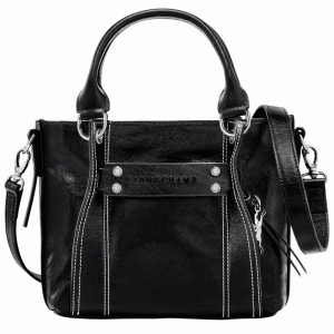 Longchamp 3D S Handbag - Leather Black | NDWJ49756