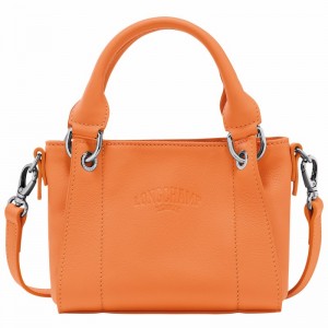 Longchamp 3D XS Handbag - Leather Orange | ZJNW83164