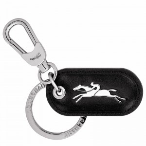 Longchamp Box-Trot Key rings - Leather Black | BYZA93208