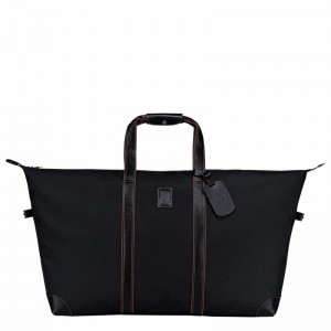 Longchamp Boxford L Travel bag - Recycled canvas Black | NVQM27154