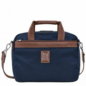 Longchamp Boxford S Travel bag - Recycled canvas Blue | GNSY65731