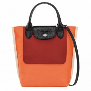 Longchamp Cabas XS Tote bag - Canvas Orange | NQIW62853