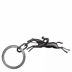 Longchamp Cavalier Key-rings - Metal Black | UKAW08591