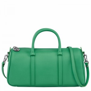 Longchamp Daylong M Handbag - Leather Green | KNSF15063