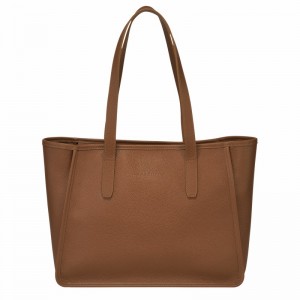 Longchamp Le FOULONNÉ L Tote bag - Leather Caramel | JLFA50728