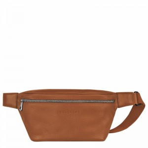 Longchamp Le FOULONNÉ M Belt bag - Leather Caramel | INTY69350