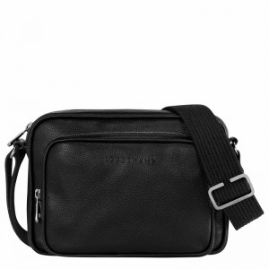 Longchamp Le FOULONNÉ S Camera bag - Leather Black | FTRA74168