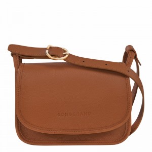 Longchamp Le FOULONNÉ S Crossbody bag - Leather Caramel | JPUK81947