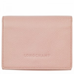 Longchamp Le FOULONNÉ Wallet - Leather Beige | JGWR76102