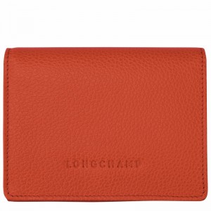 Longchamp Le FOULONNÉ Wallet - Leather Orange | ODWE12568