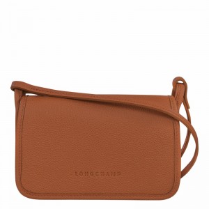 Longchamp Le FOULONNÉ XS Clutch - Leather Caramel | LHOI84579