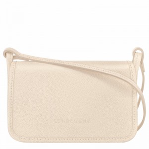 Longchamp Le FOULONNÉ XS Clutch - Leather White | CASY15463