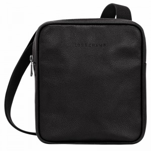 Longchamp Le FOULONNÉ XS Crossbody bag - Leather Black | JTVD25807