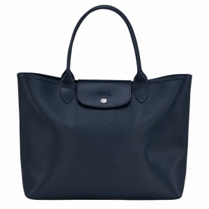 Longchamp Le Pliage City L Tote bag - Canvas Navy | ATOM96152