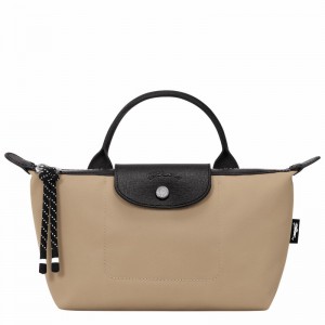 Longchamp Le Pliage Energy Pouch - Recycled canvas Grey | NCFR19523