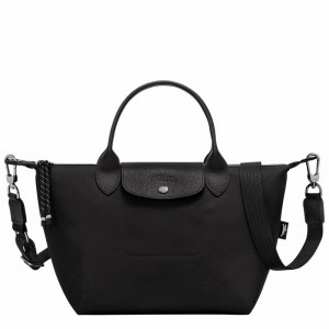 Longchamp Le Pliage Energy S Handbag - Recycled canvas Black | HQVY09673