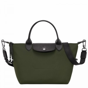 Longchamp Le Pliage Energy S Handbag - Recycled canvas Khaki | MAZV16253