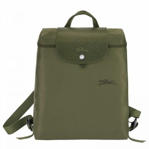 Longchamp Le Pliage Green M Backpack - Recycled canvas Green | NUAR67423