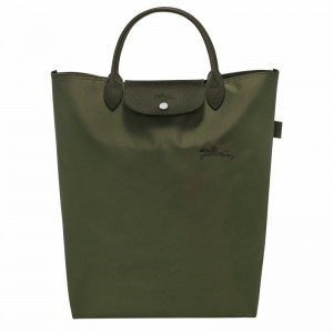 Longchamp Le Pliage Green M Tote bag - Canvas Green | FILX48107