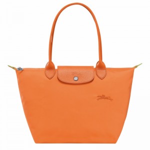 Longchamp Le Pliage Green M Tote bag - Recycled canvas Orange | WPSB57604