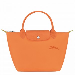 Longchamp Le Pliage Green S Handbag - Recycled canvas Orange | NBSJ56308