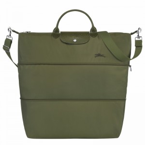 Longchamp Le Pliage Green Travel bag expandable - Recycled canvas Green | KSME12395