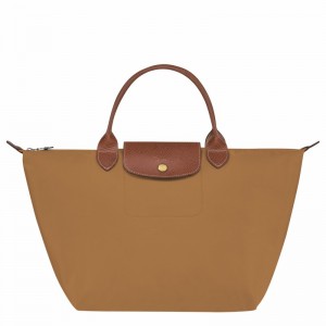 Longchamp Le Pliage Original M Handbag - Recycled canvas Khaki | PDWT68752