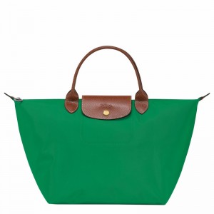 Longchamp Le Pliage Original M Handbag - Recycled canvas Green | VCJW46932