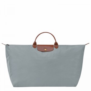 Longchamp Le Pliage Original M Travel bag - Recycled canvas Grey | BUES39580