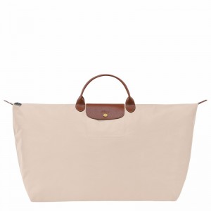 Longchamp Le Pliage Original M Travel bag - Recycled canvas White | RIHP45807