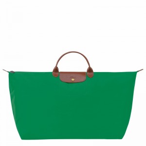 Longchamp Le Pliage Original M Travel bag - Recycled canvas Green | LFQU37549