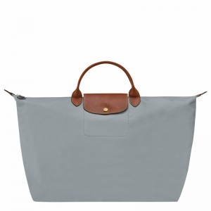 Longchamp Le Pliage Original S Travel bag - Recycled canvas Grey | ZOTQ57814