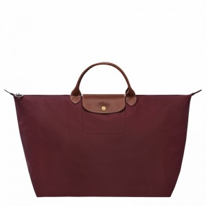 Longchamp Le Pliage Original S Travel bag - Recycled canvas Burgundy | QLTN38025