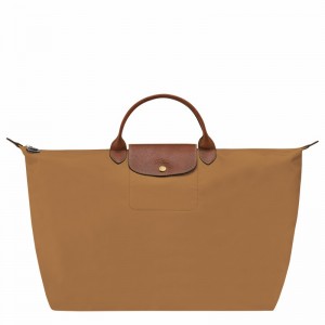 Longchamp Le Pliage Original S Travel bag - Recycled canvas Khaki | ZGCR06147