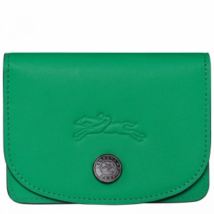 Longchamp Le Pliage Xtra Card holder - Leather Green | UHGX63704