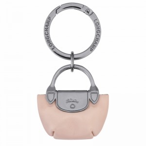 Longchamp Le Pliage Xtra Key ring - Leather Beige | GRAX03256