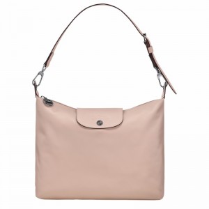 Longchamp Le Pliage Xtra M Hobo bag - Leather Beige | LRPU91307