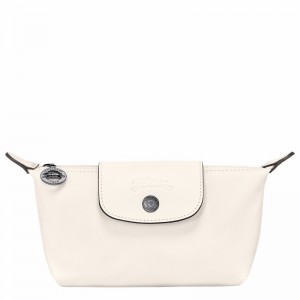 Longchamp Le Pliage Xtra Pouch - Leather White | JGBS39821