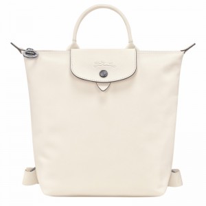 Longchamp Le Pliage Xtra S Backpack - Leather White | XPCO96348