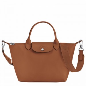 Longchamp Le Pliage Xtra S Handbag - Leather Brown | ZOEX75236