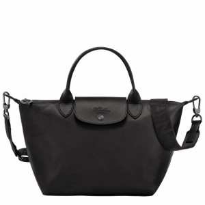 Longchamp Le Pliage Xtra S Handbag - Leather Black | YHEO03296