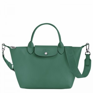 Longchamp Le Pliage Xtra S Handbag - Leather Olive | LJRO51620