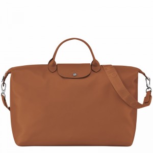 Longchamp Le Pliage Xtra S Travel bag - Leather Brown | KSLJ85316