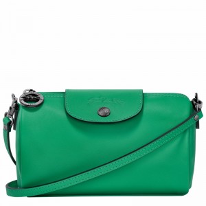 Longchamp Le Pliage Xtra XS Crossbody bag - Leather Green | NYMR49073