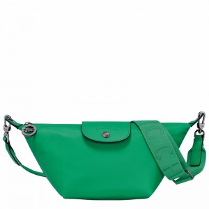 Longchamp Le Pliage Xtra XS Crossbody bag - Leather Green | OTJU98615