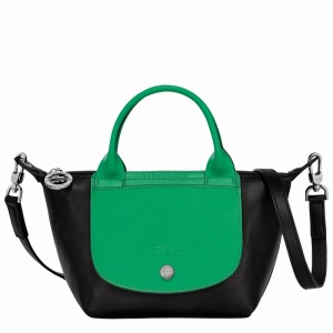 Longchamp Le Pliage Xtra XS Handbag - Leather Green | HLIB87206