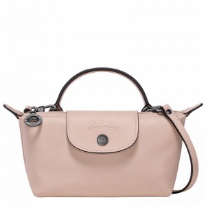 Longchamp Le Pliage Xtra XS Pouch - Leather Beige | KJSO92356